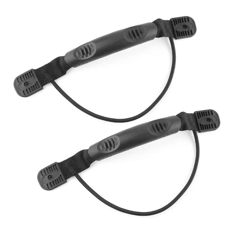 2pcs Kayak Paddle Handles Canoe Rowing Boats Side Mount Carry Handle With Bungee Outdoor Accessories | Boat
