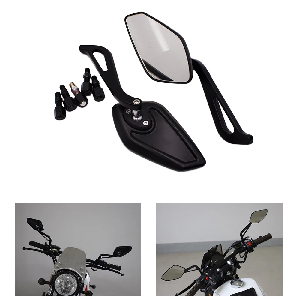 

Зеркало боковое универсальное модифицированное для мотоцикла, 2 шт.