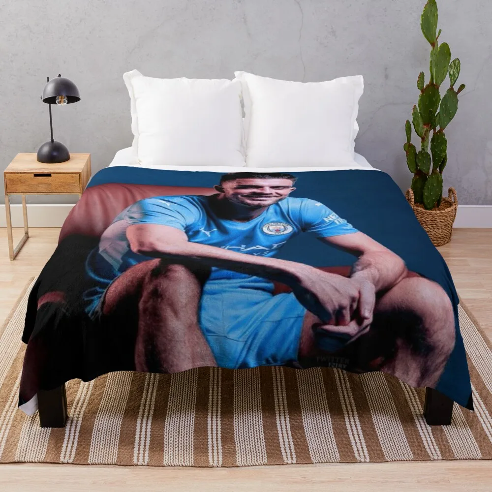 

Illustration Jack GrealishThrow Blanket large knitted plaid