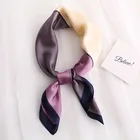 Модный трендовый теплый шарф Новинка Весна Лето простой цвет подходящий квадратный шарф женская элегантная атмосфера декоративный квадратный шарф