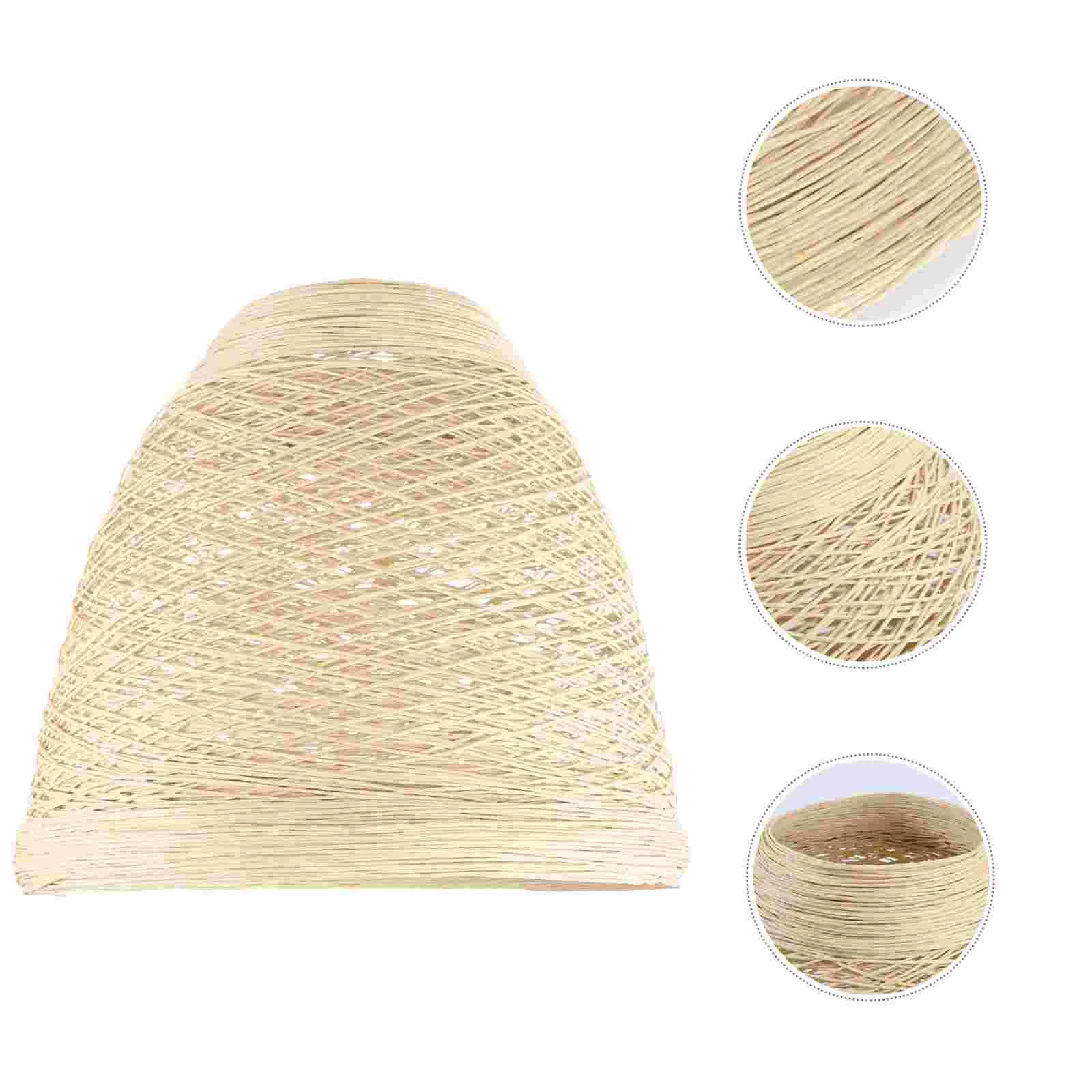 

Light Ceiling Pendant Lamp Hanging Rattan Fixture Weavingchandelier Pendent Japanese Lampshade Lanternwoven Minimalist