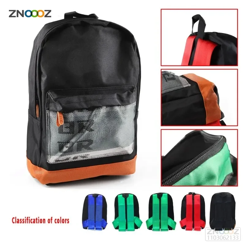 

Тканевый школьный рюкзак в стиле ремней, Холщовый Рюкзак для автомобиля, сумка для невесты, гоночный рюкзак на ремнях, кошелек, брелок для гоночного стиля JDM