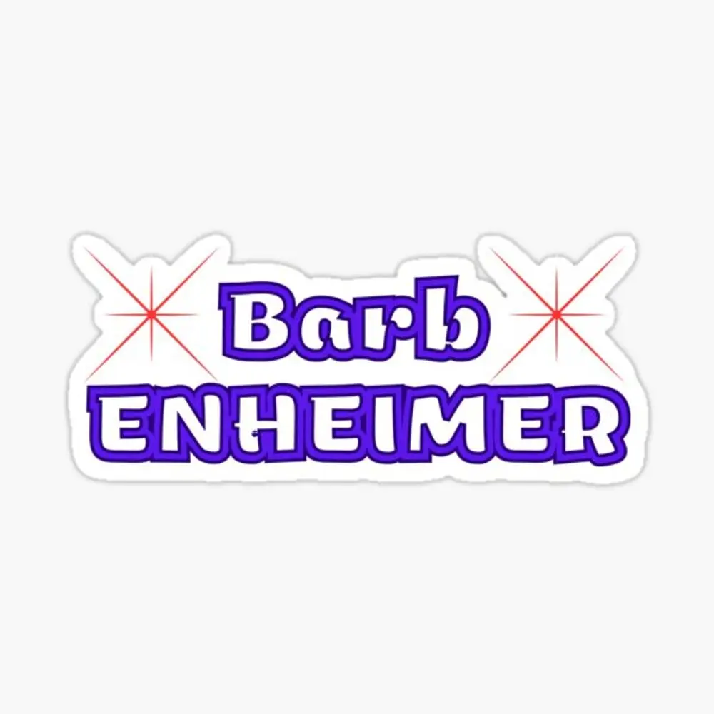 

Наклейка BARBENHEIMER для декора ноутбука, спальни, автомобиля, милый мультяшный модный чемодан для общественных мест