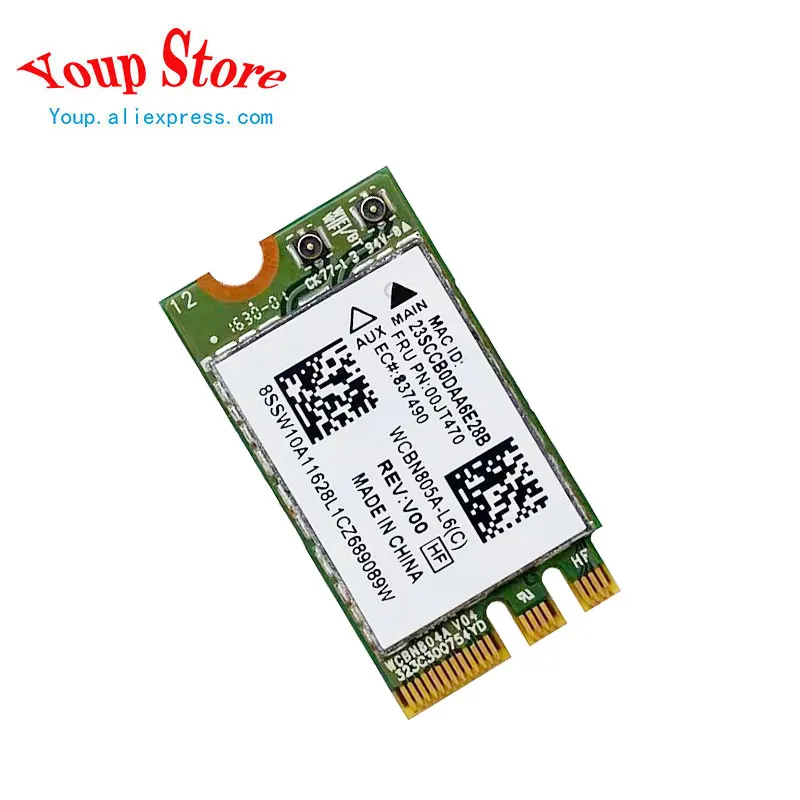 

New Original For Lenovo Z40 Z50 Z41 Z51 G40 G50 G70 B40 B50 B41 B51 B70 S41 U31 U41 All Series NFA345 AC+BT4.0 WiFi Card 00JT470
