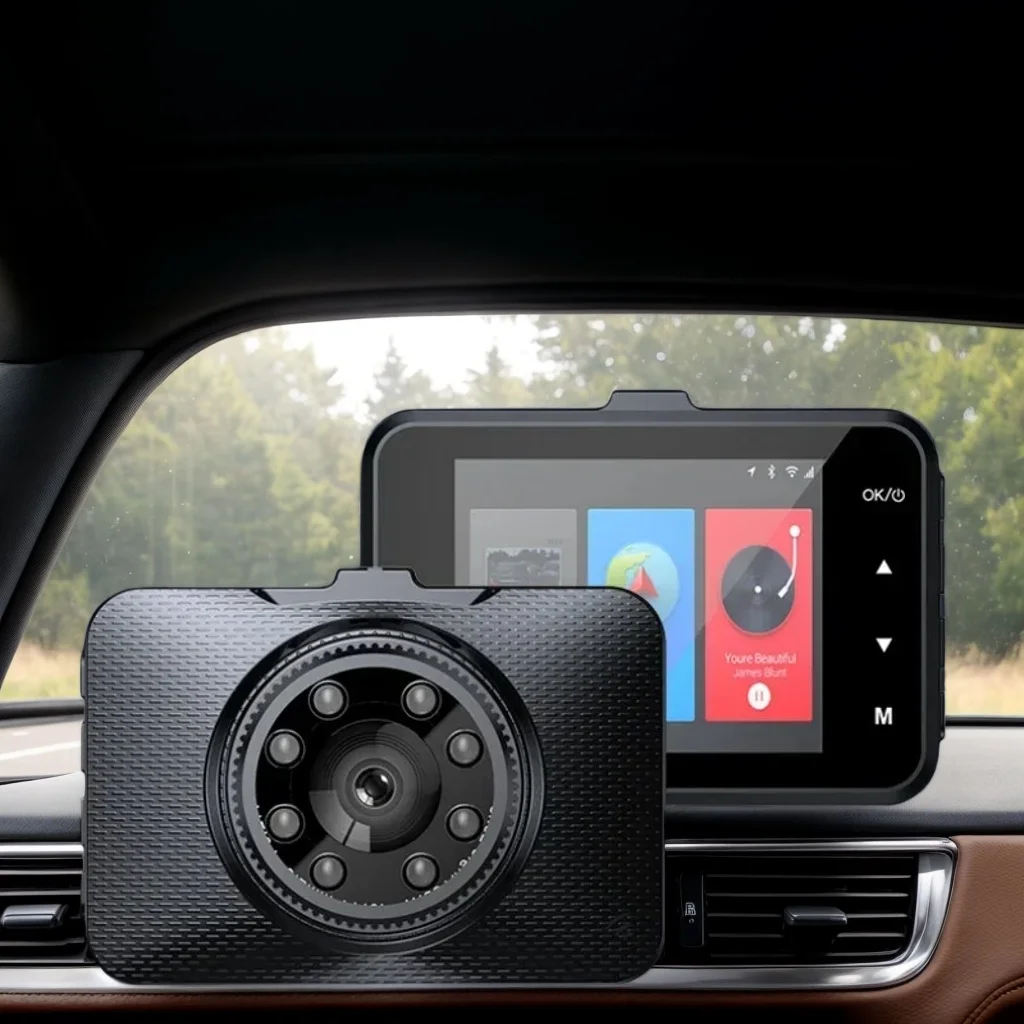 

2,4-дюймовая Автомобильная Видеорегистратор С Инфракрасным Ночным Видением, Парковочный Монитор, Черный Ящик Q11 Для ATV, UTV