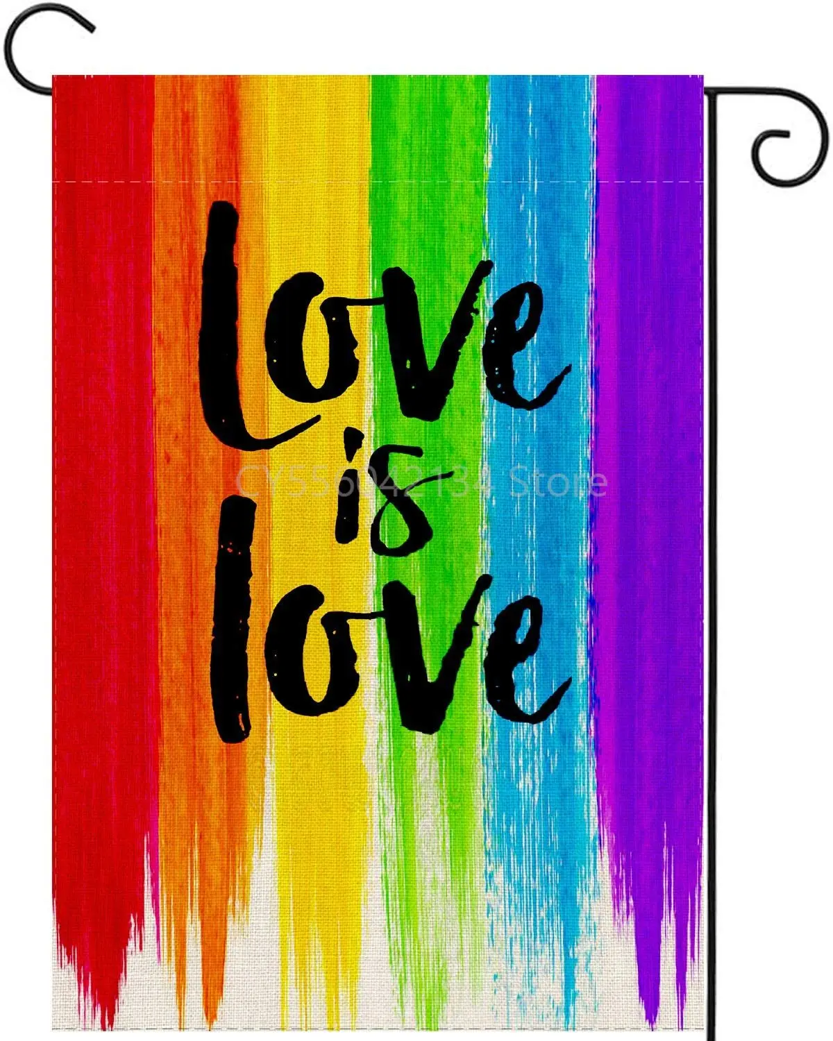 

Love is Love Rainbow Garden Flag Vertical Double Sided Pride Pride Lesbian Pansexual Flag Yard Flag Outdoor Decoration