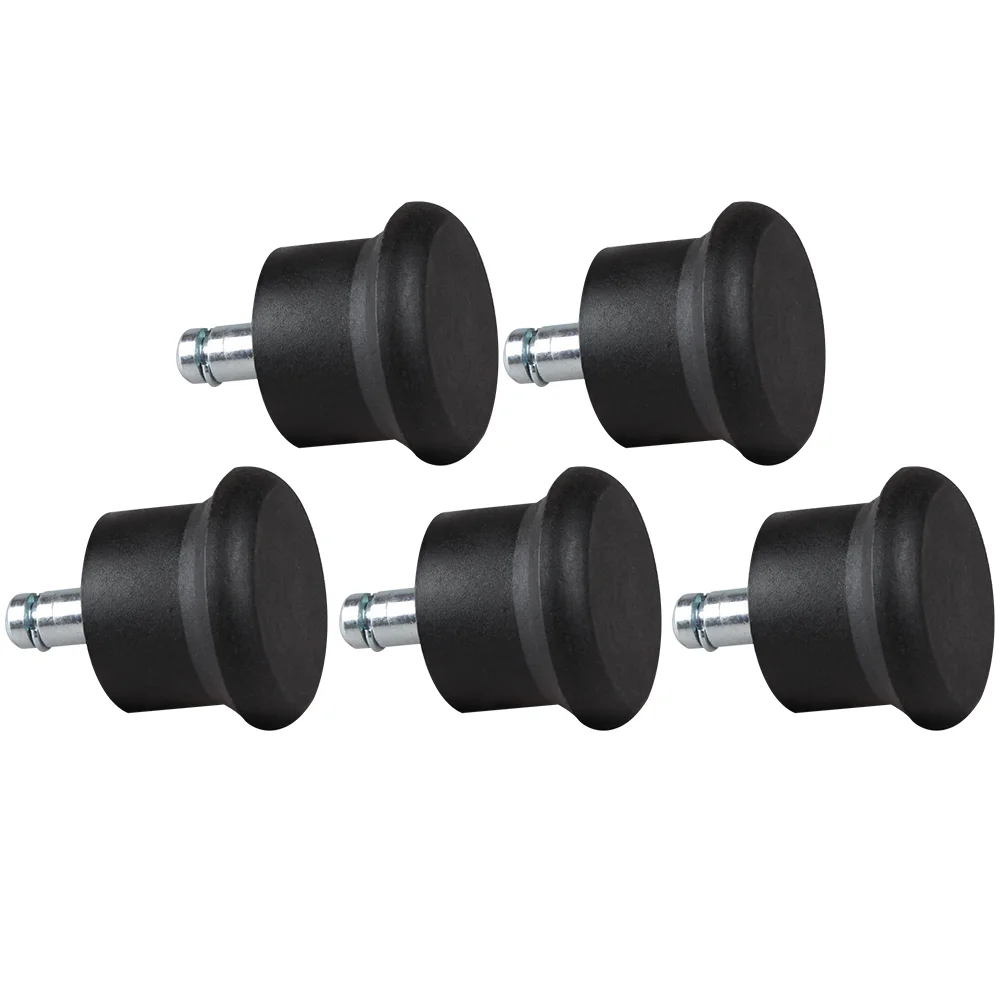 

5pcs Chairs Glide Castors Glides Replacement Furniture Floor Gliders for Office Home(Black)