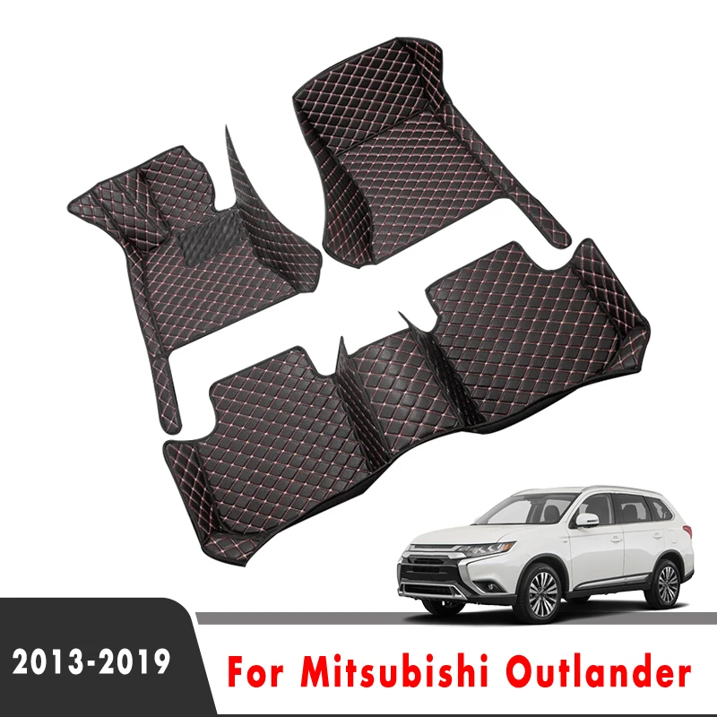 Ковры Автомобильные коврики для Mitsubishi Outlander 2018 2017 2016 2015 2014 2013 (5 мест) Чехлы салона