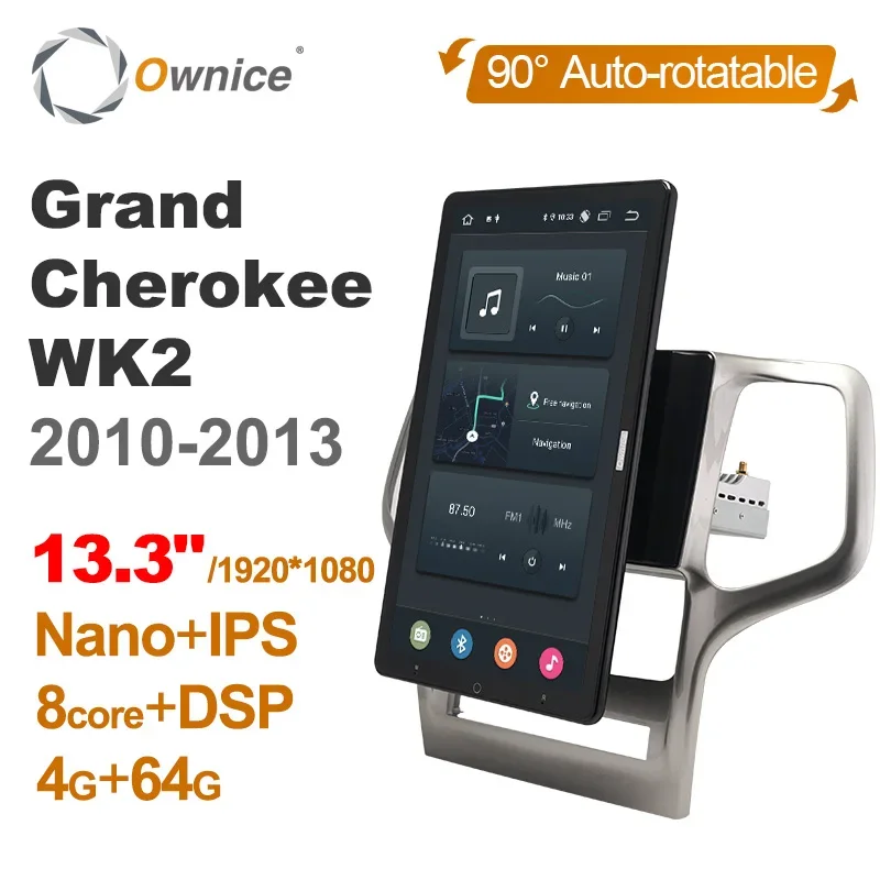 Автомобильный DVD-плеер Tesla Style PX6 Android 10 вращающийся 1920*1080 навигатор GPS стерео радио