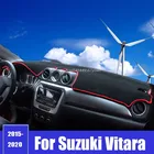 Чехол для приборной панели автомобиля Suzuki Vitara LY, коврик для приборной панели, Солнцезащитный коврик, Инструкция, ковры, 2015 2016 2017 2018 2019 2020, аксессуары