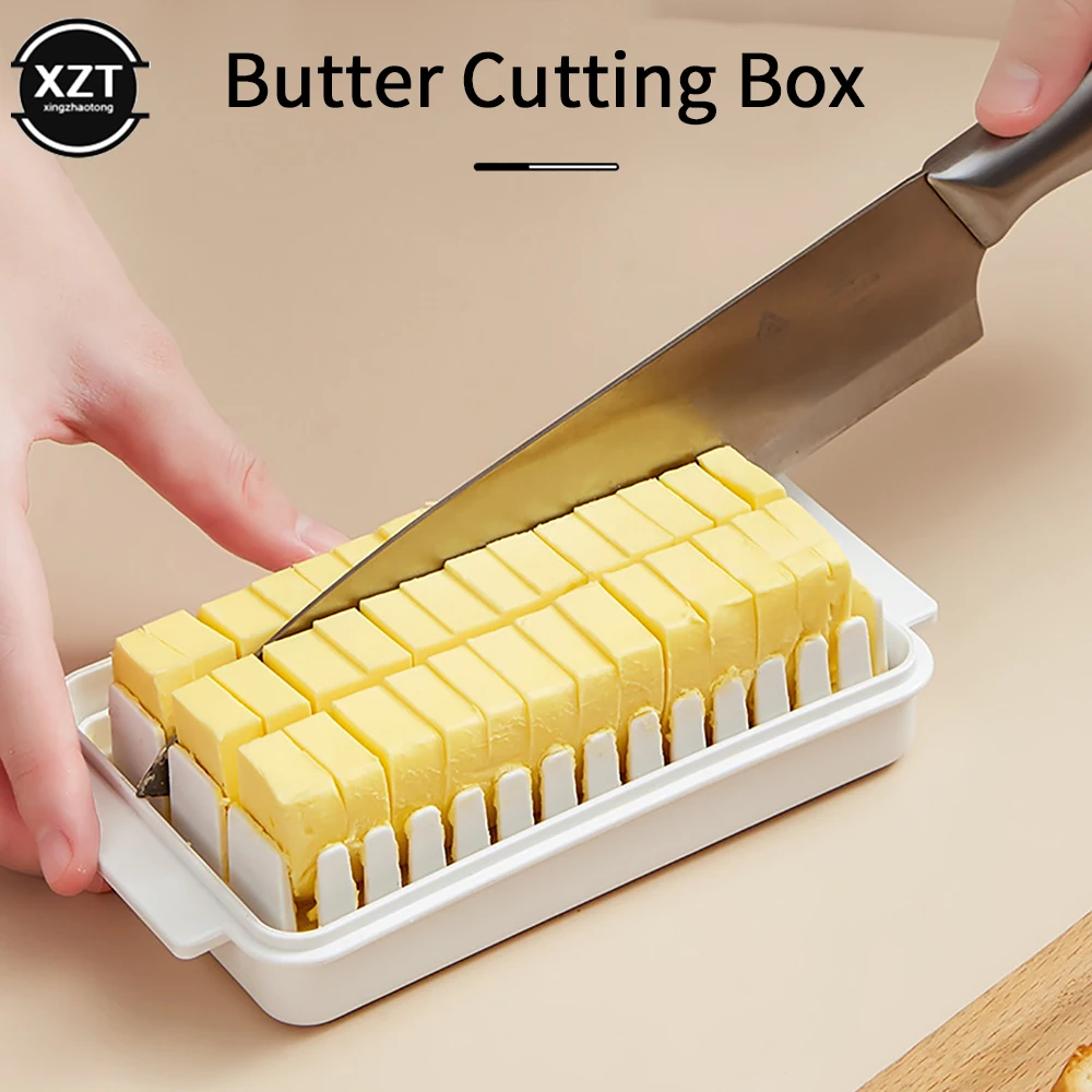 

Butter cutting boButter Cutter Refrigerator Container Storage Seal With Lid Butter Splitting Box Storage Box