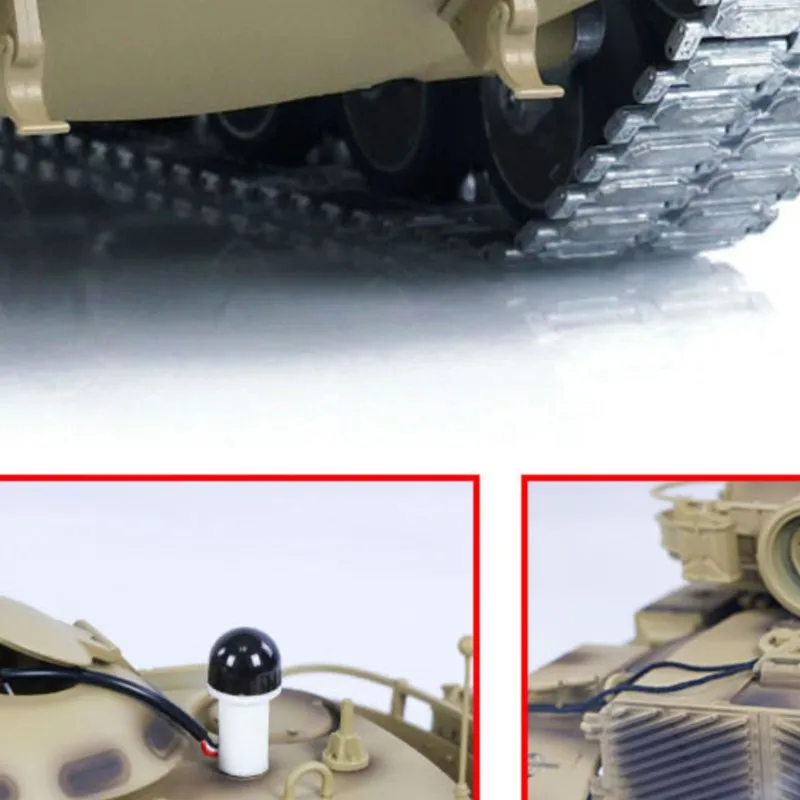 Фото Радиоуправляемый танк 1/16 TD RC Battle Tank M60A1 ERA USA с ИК-системой, металлическими колесами и гусеницами, модель для сражений, подарки №1