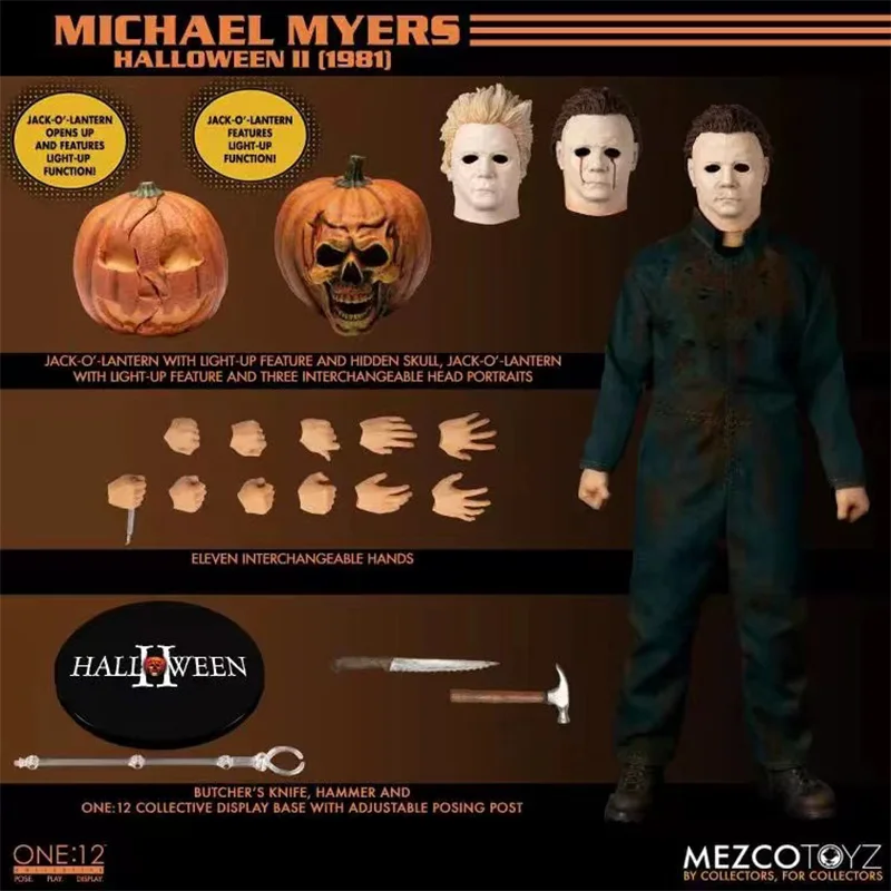 

Original MEZCO MICHAEL MYERS HALLOWEEN 2.0 In Stock Anime Action Collection Figures Model Toys