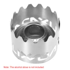 Lixada портативный ветровой экран 2 в 1 Ультралегкая титановая стойка для спиртовой плиты ветровое стекло для кемпинга пешего туризма альпинизма