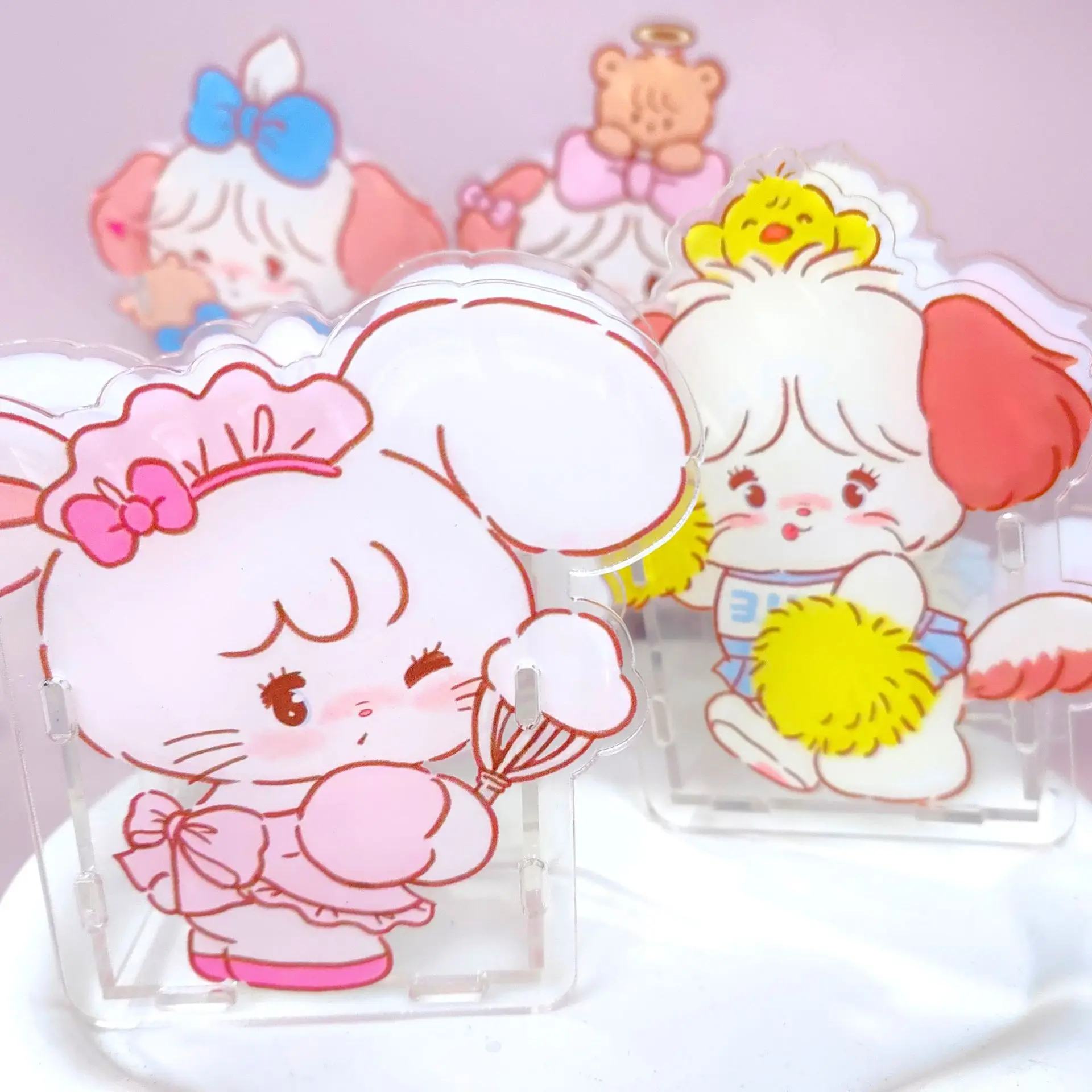 Милая кавайная ручка с мультяшным рисунком для студентов Настольный держатель