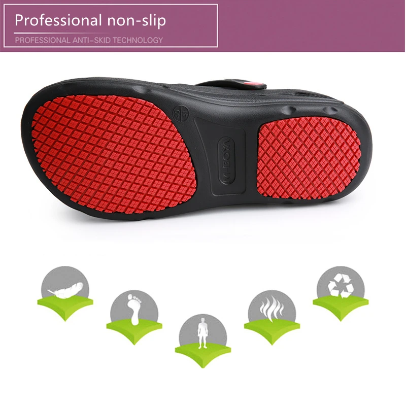 Обувь для шеф-повара нескользящая водонепроницаемая маслостойкая легкая