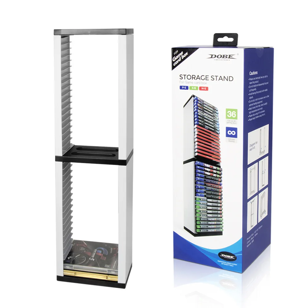 For PS5 Large-capacity Game Disc Storage Rack XBOX PS5 PS4 Disc Rack 36-layer Storage Bracket