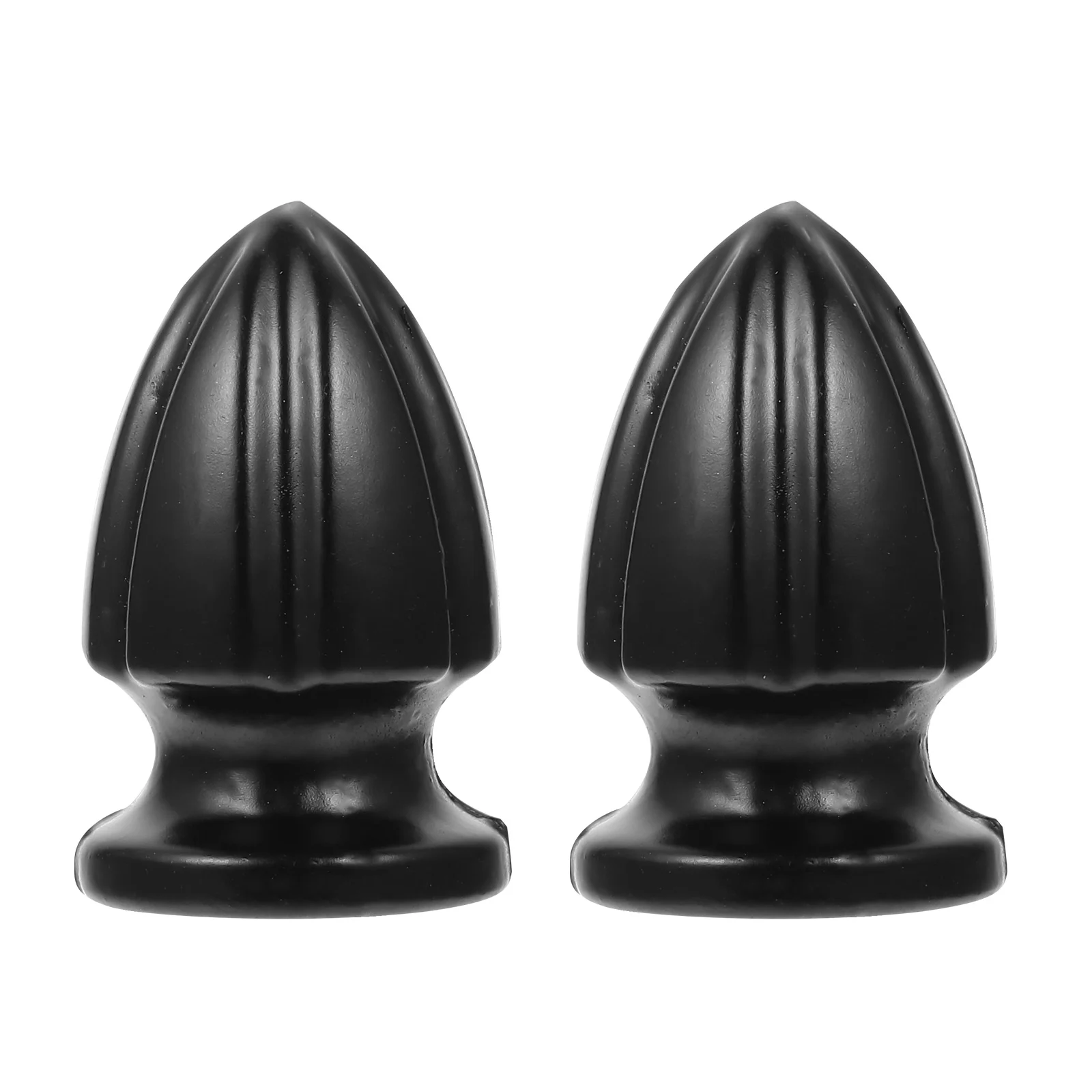 

2 Pcs Decorative Lamp Finials Home Décor Lamp Topper Black Decor Shade Knob Lamps Farmhouse Lamp Knob Lamp Finial Parts