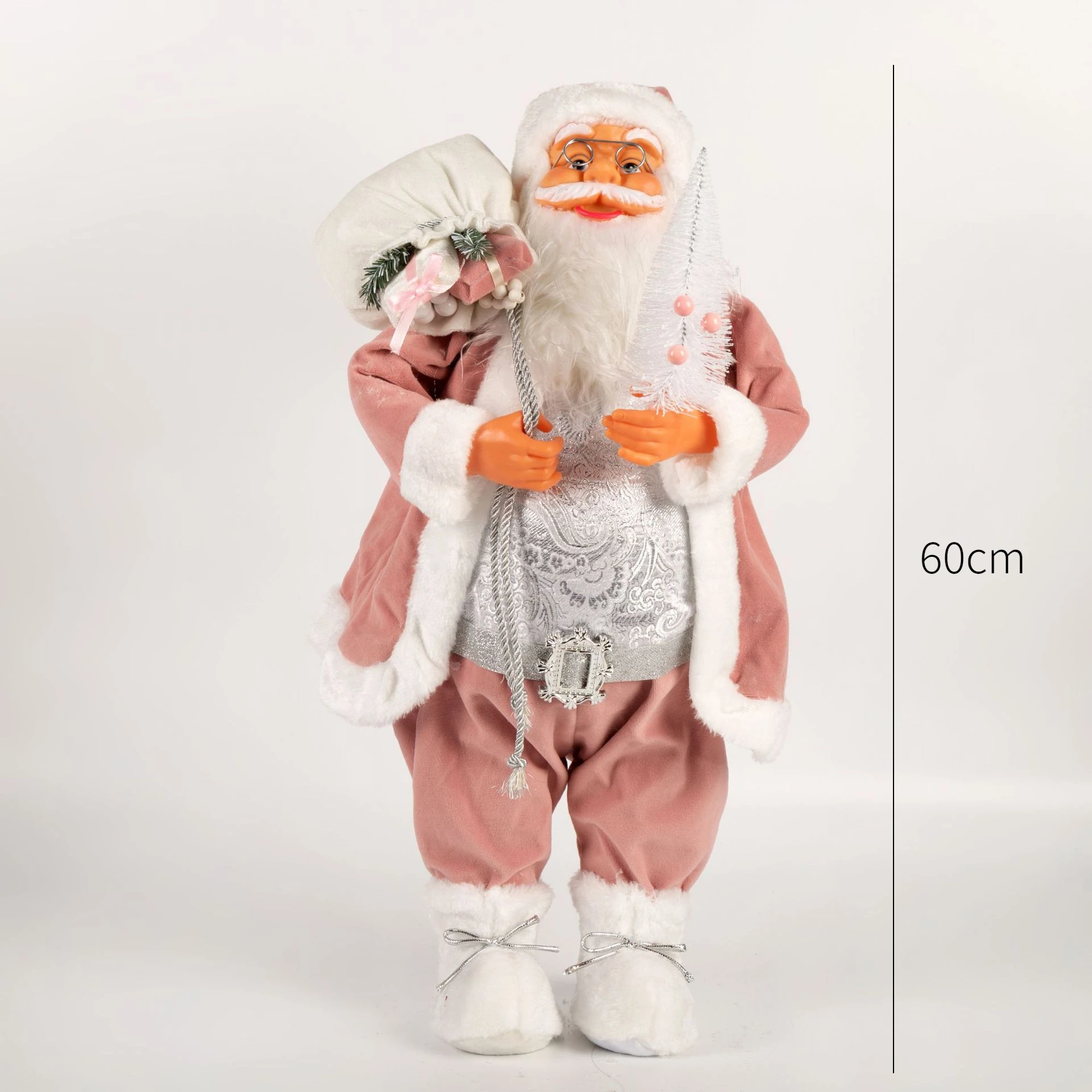 60cm Big Santa Claus Doll Children Xmas Gift Christmas Hat Decorations for Home Wedding Party Supplies Navidad 2023 Novedades