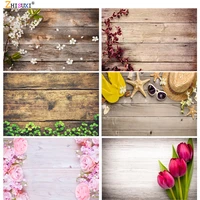thick cloth photography backdrops props flower wooden floor landscape photo studio background 21213 hjmb 01