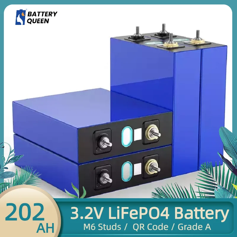 

LiFePO4 200AH 202AH Battery 12V LFP Lithium 3.2V Prismatic Phosphate LiPO Pack for RV Golf Cart Solar Energy Storage Lishen LS