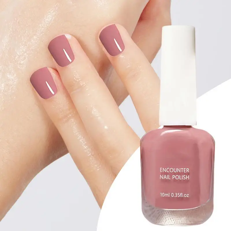 Лак для ногтей телесный Розовый Гель-лак блестящий гель на водной основе