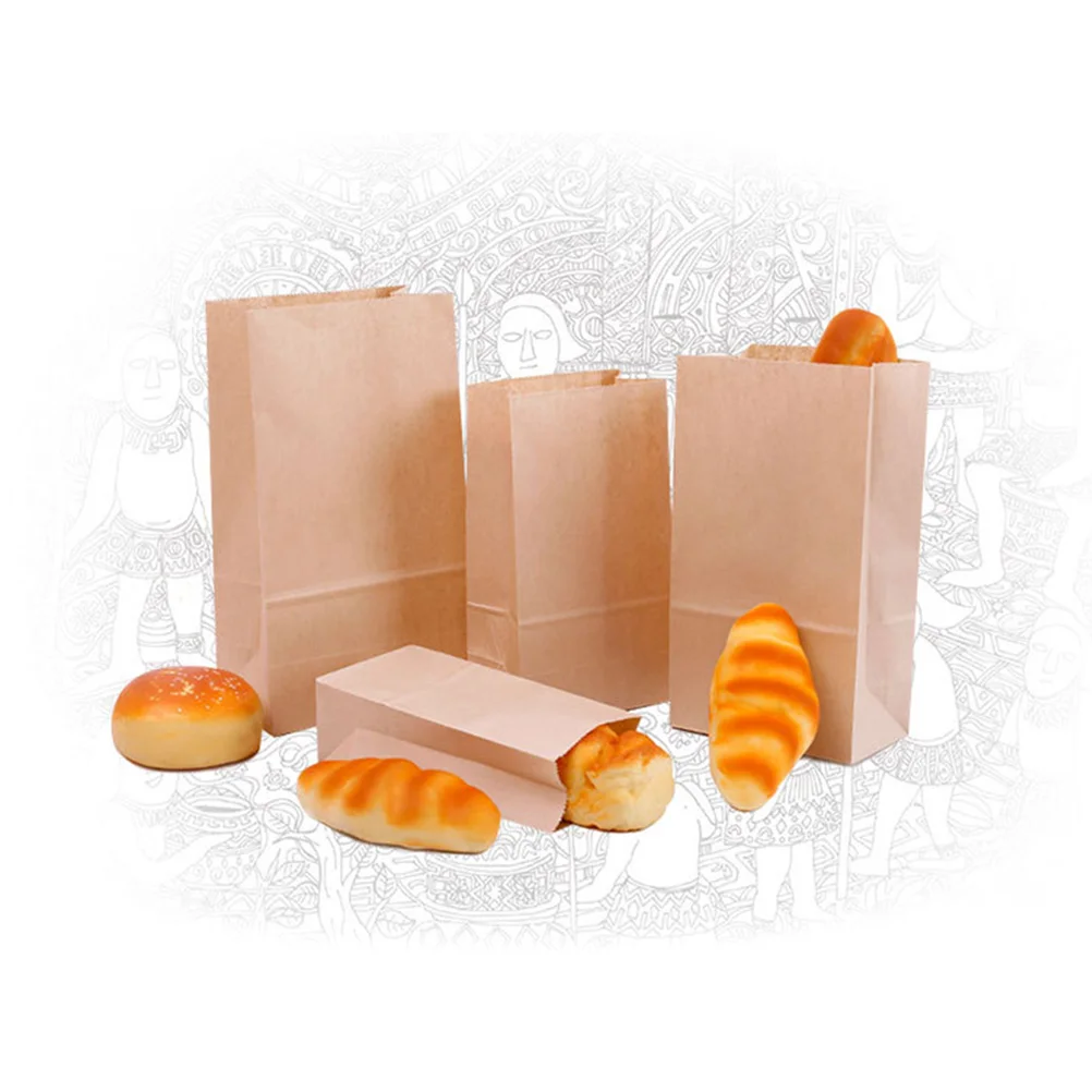 

Paper Bags Paper Paper Lunch Bags Breakfast Packaging Square Bottom Bags Craft Bakery Bags
