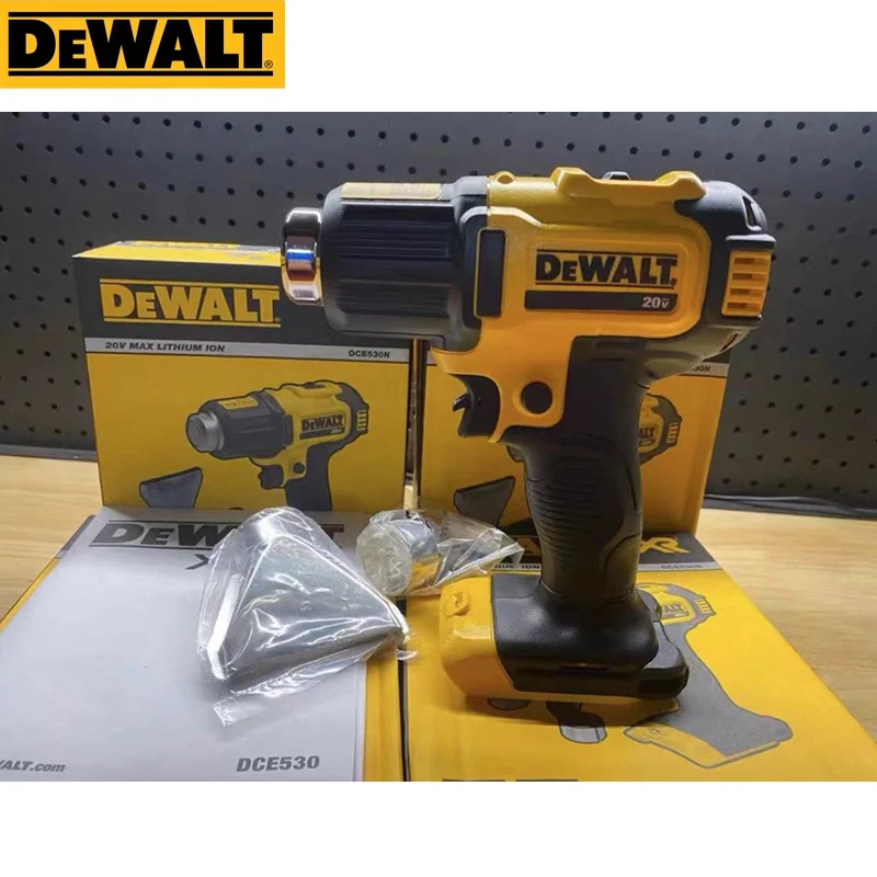 Фото Dewalt 20 в беспроводной тепловой пистолет DCE530 инструмент только высокомощный сварочный тепловой фен термоусадочный инструмент для упаковки г... №3