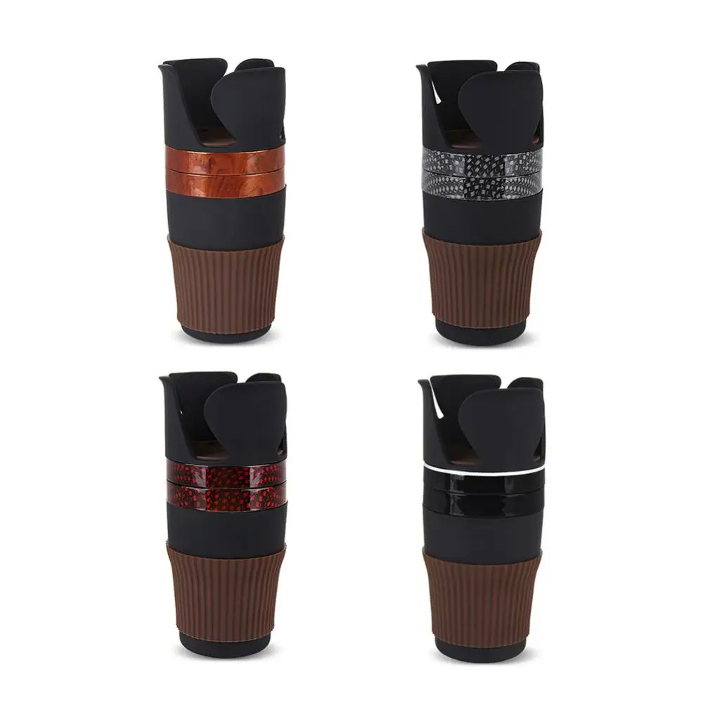 

Car Drinking Bottle Holder Car Cup Holder 360 Degrees Rotatable Water Cup Holder Sunglasses Phone Organizer Storage Stand