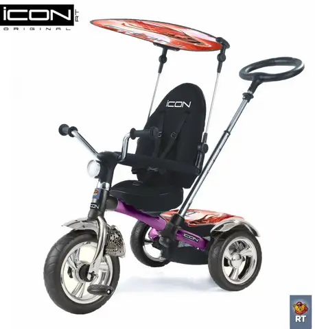 3-х кол. велосипед Lexus trike original ICON 3 RT колеса EVA+большое сиденье, цвет fuksia angel - изображение