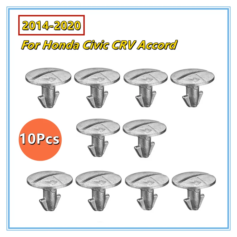 

10 шт. OEM 90674-TY2-A01 штифты нижней крышки двигателя | Винты Torx-Plus для ходовой части масляного поддона Honda Civic/CR-V/Accord 2014-2023 гг.