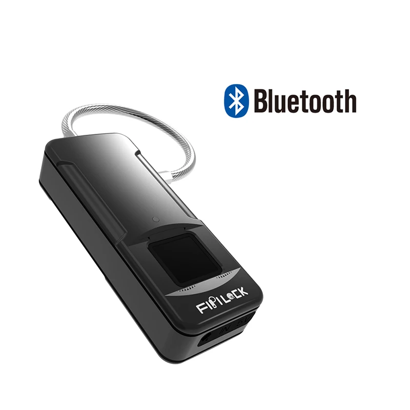 

Smart Lock Bluetooth Fingerprint Padlock Quick Unlock Keyless USB Rechargeable Door USB Fingerprint lock For Luggage Case