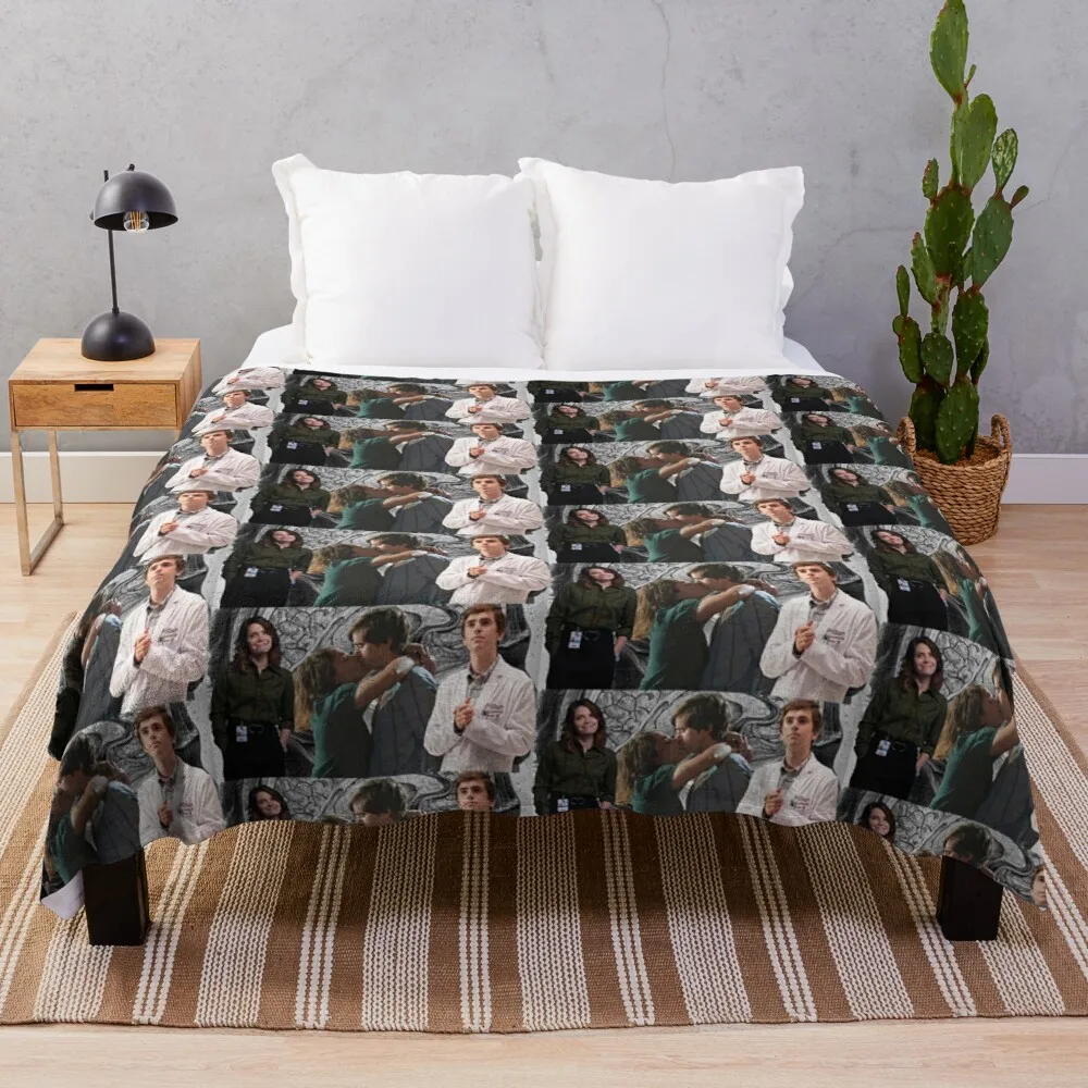 

Леа и Шон-хорошее докторское одеяло, пушистое одеяло, вязаное Клетчатое одеяло