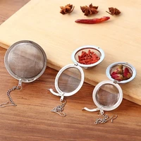 3 sizes stainless steel tea infuser sphere locking spice tea ball strainer mesh infuser tea filter strainers kitchen tools