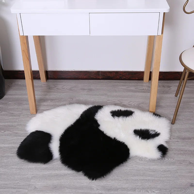 

60*90cm Household Non-Slip Cute Children'S Cartoon Carpet Koala Panda Imitation Wool Plush Floor Mat Tapestry Office Rug