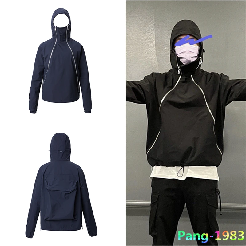 

Autumn Winter Big Size Men Women Double Zipper Jackets Coat Waterproof Warm Multi-function Windproof Windbreaker Ninja Clothing