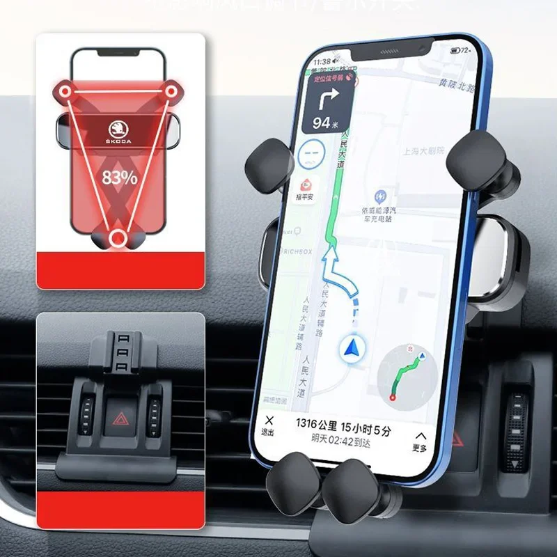 Автомобильный держатель для телефона Gravity поддержка мобильного крепление Chery Jetour