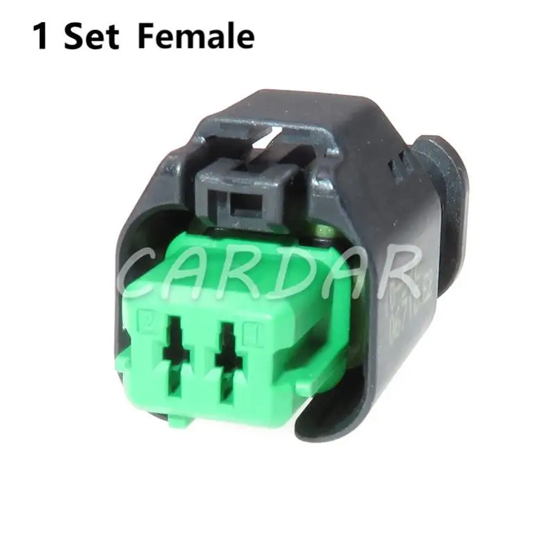 1 компл. 2 контакта 1801175-5 разъем вентилятора двигателя, разъем датчика температуры воды, термостат, коннектор, Автомобильный блок переменного тока для BMW MINI