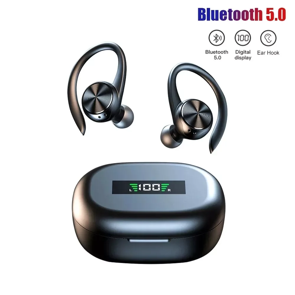 

Спортивная гарнитура R200 TWS, беспроводные наушники, Bluetooth наушники с микрофоном, водонепроницаемые наушники-вкладыши, стерео музыкальные нау...