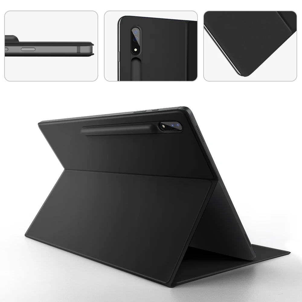 Фото Чехол для Samsung Galaxy Tab S6 Lite, чехол для S7 S8 S9 11 дюймов S7/S8/S9 Plus S7 FE 12,4 дюйма S8/S9/S10 Ultra 14,6, держатель для ручек, магнитный чехол №4