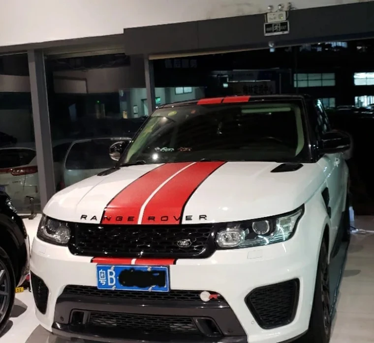 

Новые автомобильные наклейки для Land Rover Range Rover, капот, хвост крыши, индивидуальная пленка, автомобильные наклейки, аксессуары