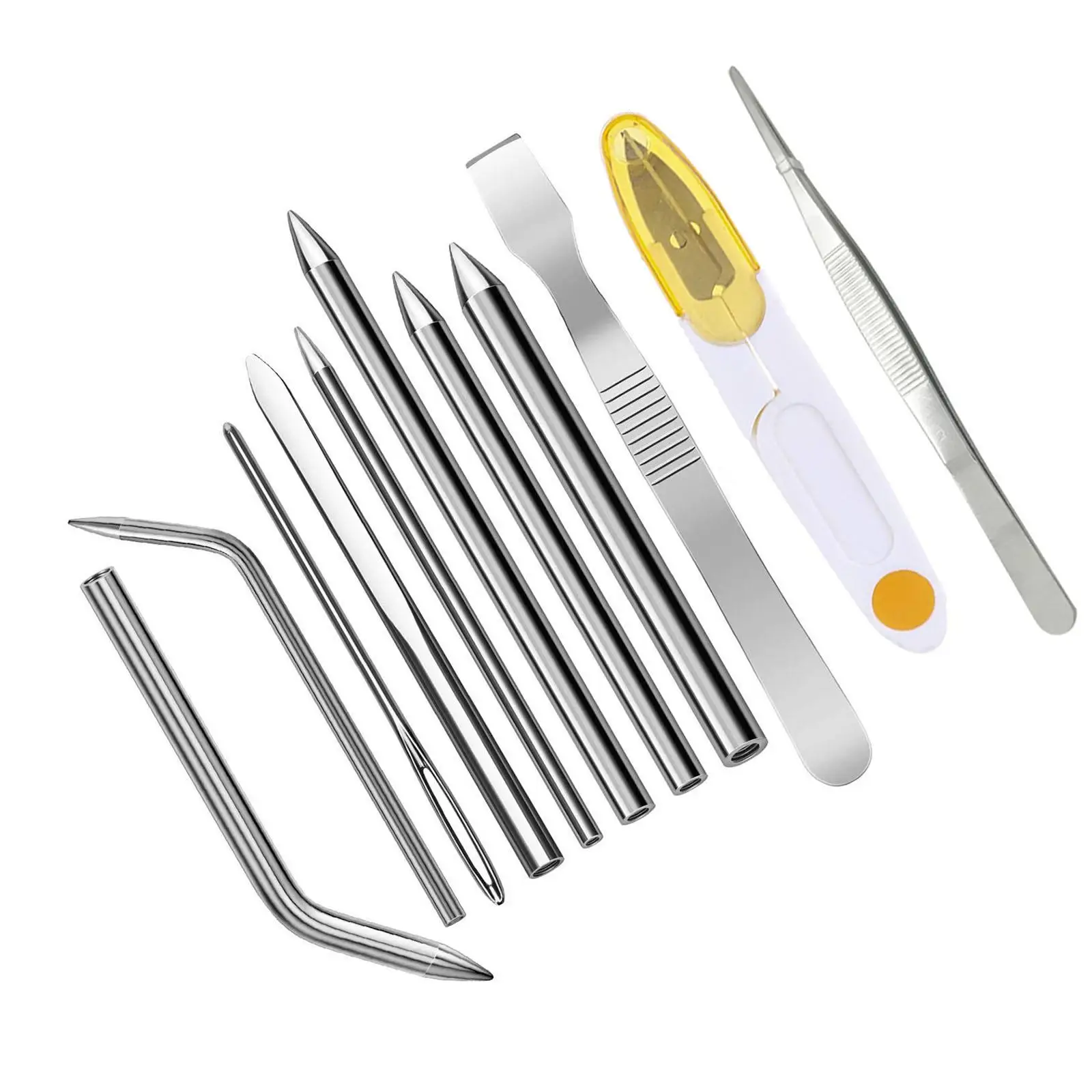 

Paracord Lacing Needles with Stainless Steel Tweezers DIY Adjustable Jig Bracelet Maker for Craft Supplies Umbrella Rope Weaving