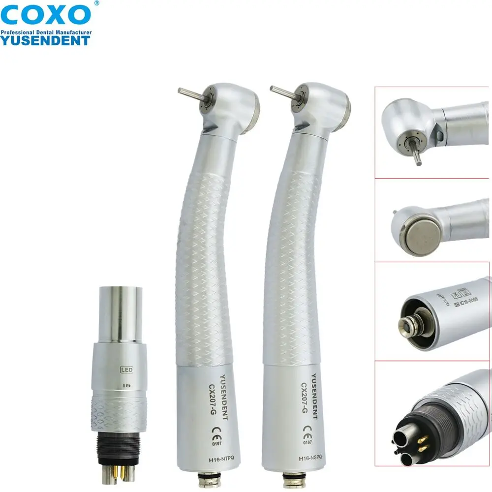 

NSK Style COXO Dental High Speed Fiber Optic Handpiece Fit NSK 6 Holes Coupling