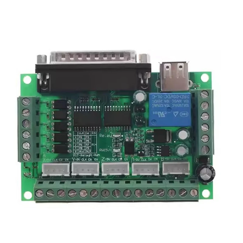 Гравировальный станок MACH3 5-осевая CNC плата с оптическим соединителем для