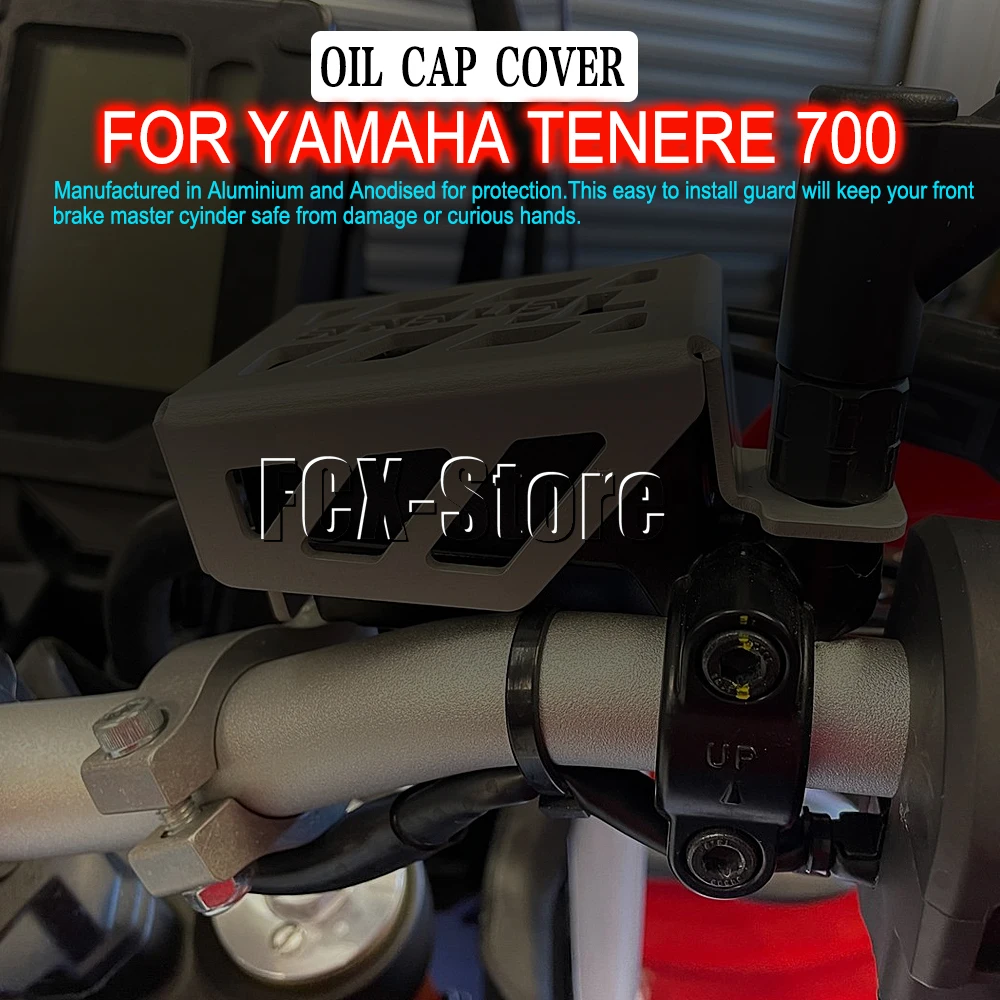 

Для Yamaha TENERE Tenere 700 Tenere700 TENERE700 Новый мотоциклетный цилиндр передней тормозной жидкости резервуар Защитная масляная крышка Защитная крышка