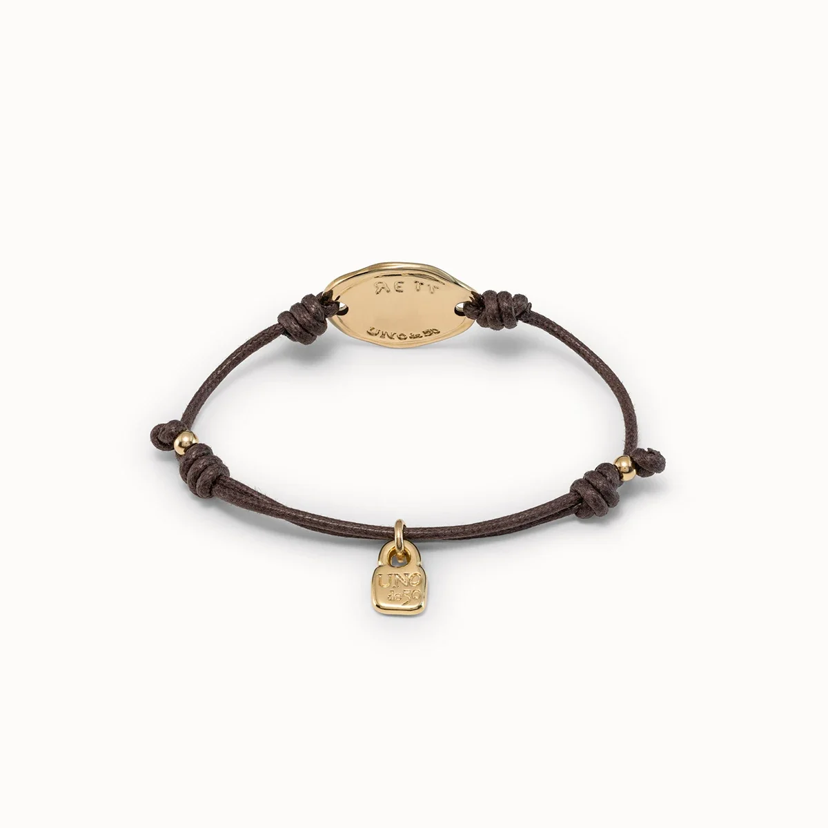 Роскошный испанский оригинальный браслет Unode50 позолоченный винтажный плетеный