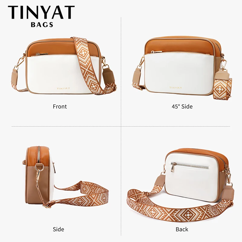 TINYAT богемная сумка через плечо для женщин женская сумка-тоут из искусственной