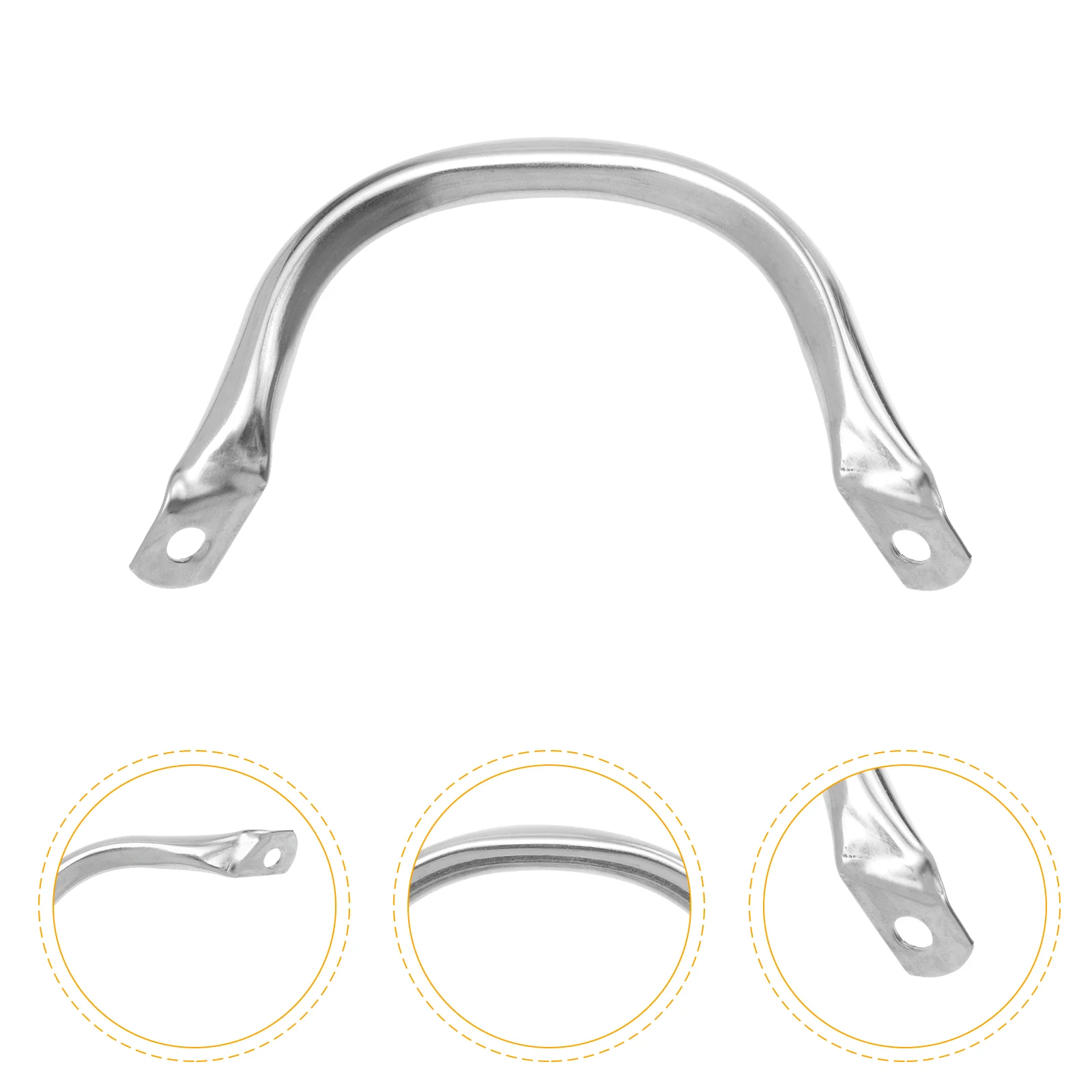 

10pcs Metal Pot Handles Stainless Steel Pot Ears Metal Pot Side Handle Replacement Cookware Replacement Pot Handle