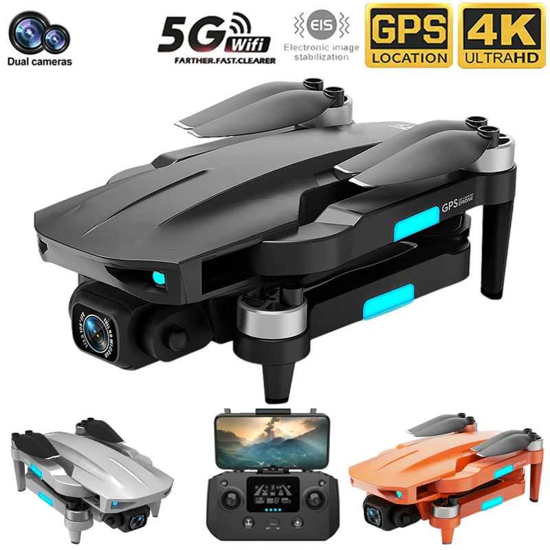 

2022 NEW L700 PRO GPS Drone 4K Professional Dual HD Camera FPV Aerial Photography Brushless Motor Foldable Quadcopter 1.2Km Dron