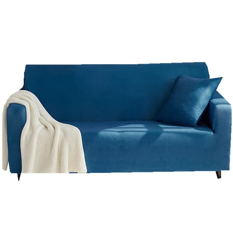 

2022 winter thickened solid color four seasons universal sofa cover all-inclusive cover towel simple sofa cover